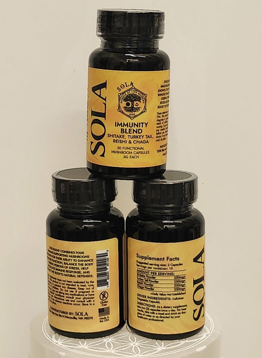Herbal Immunity Blend Capsules to Support Vitality