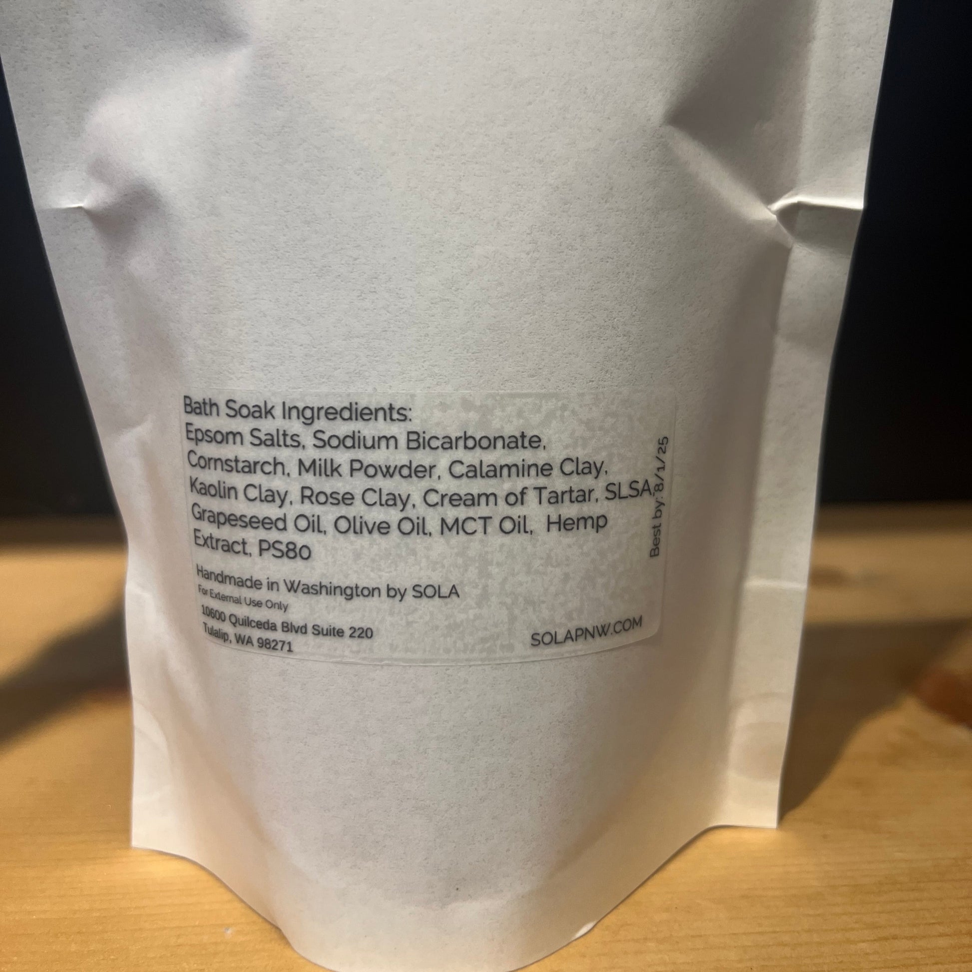 Essential Bath Soak for a Calm & Replenishing Bath